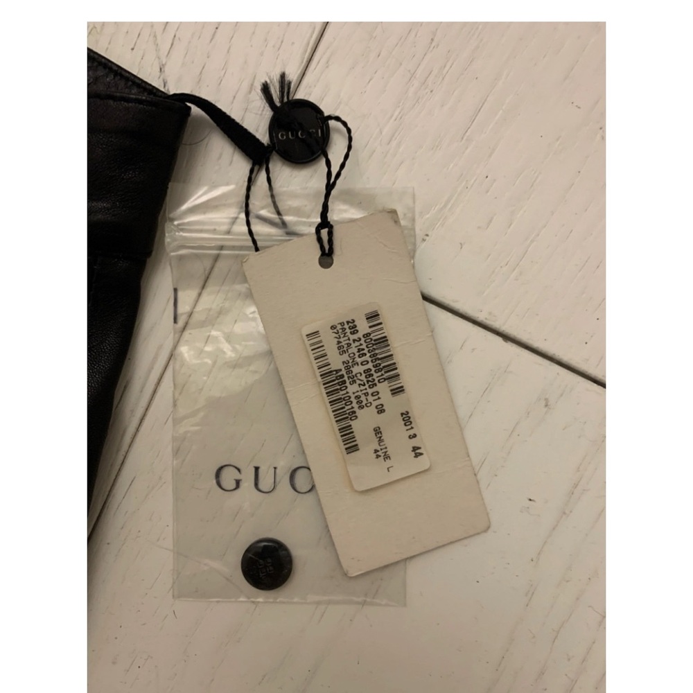GUCCI TOM FORD F/W 2001 LEATHER ZIP PANTS - Picture 4 of 5